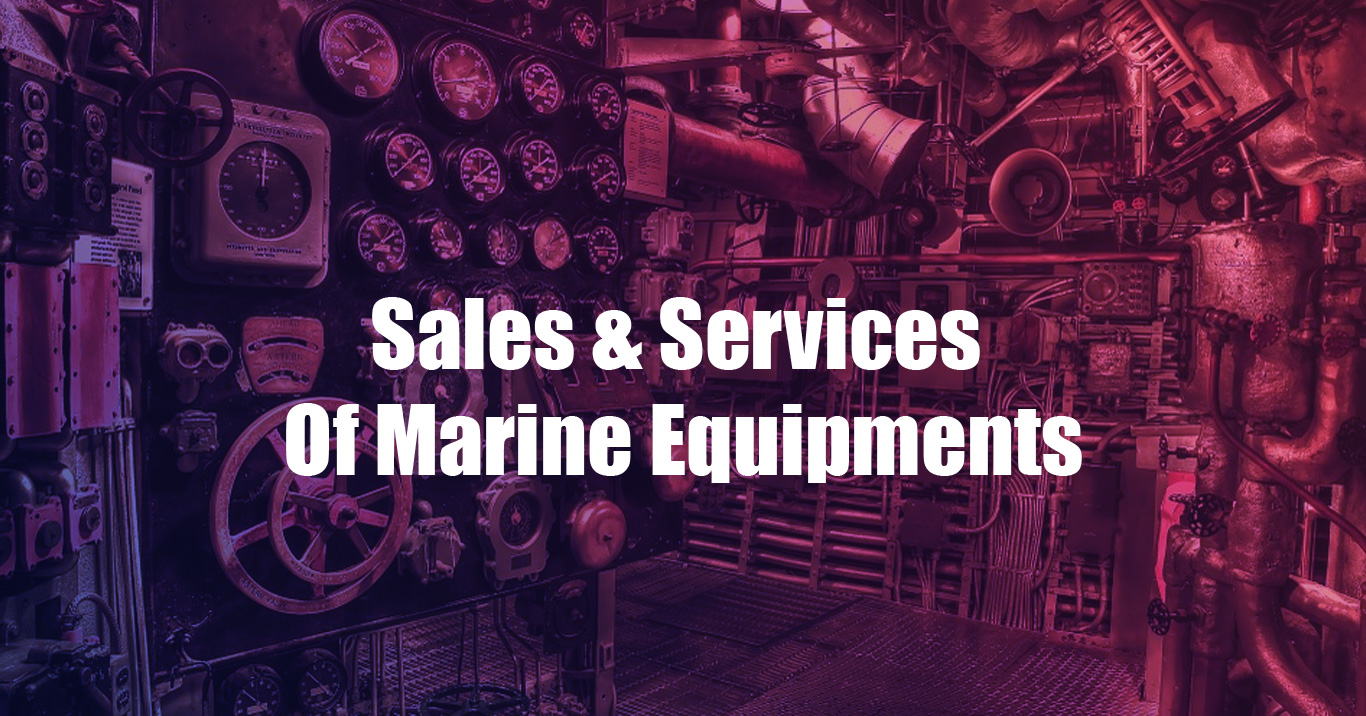 sales and services of marine equipments